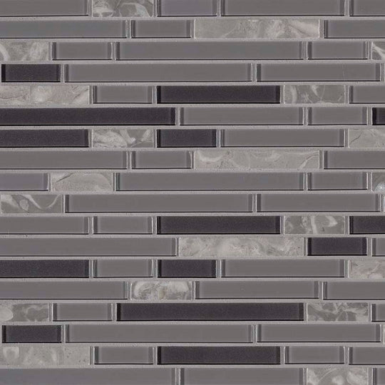 MS International Decorative Blends 11.81" x 12" Smooth Glass Mosaic