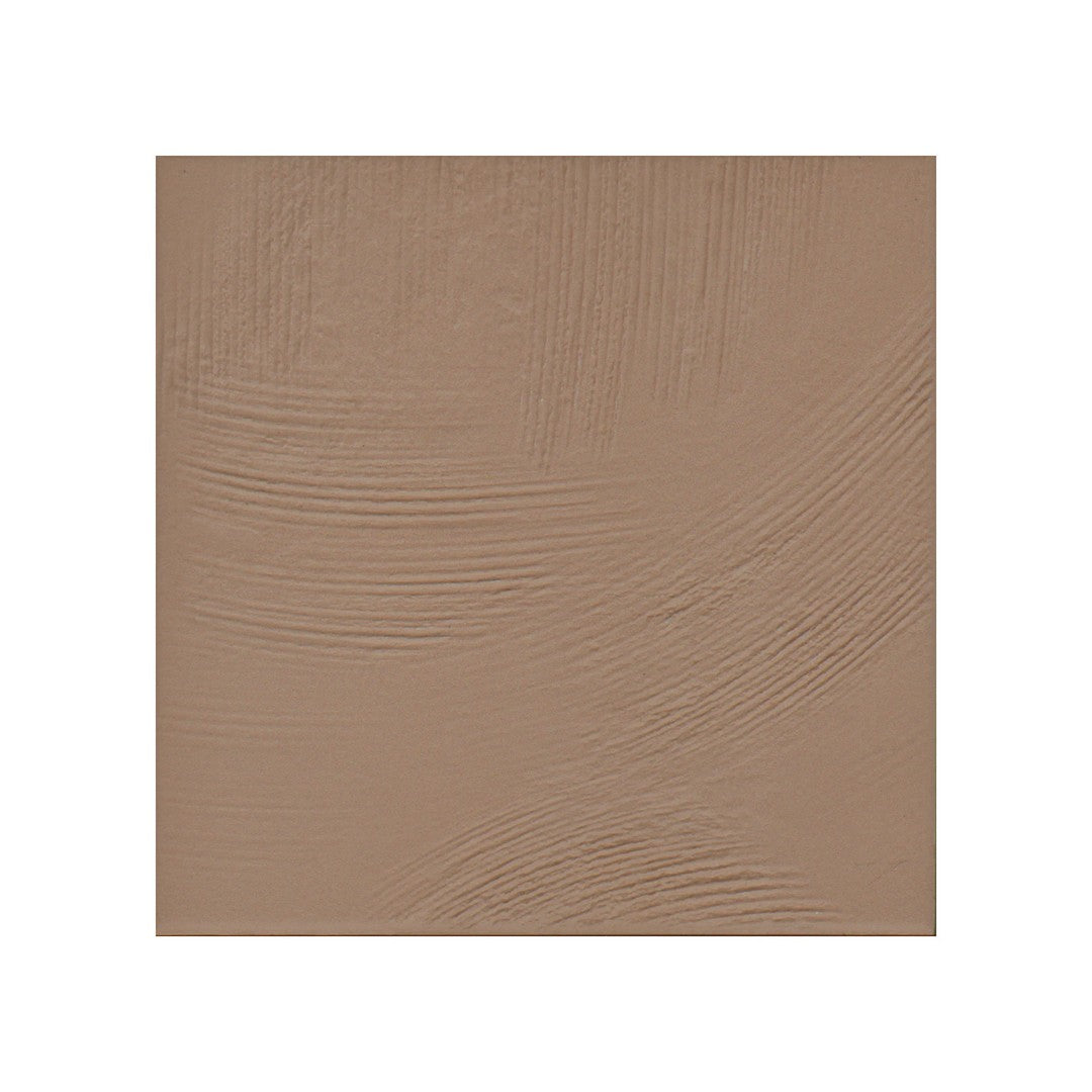 Lungarno 7" x 7" Spatula Pressed Matte Porcelain Floor Tile