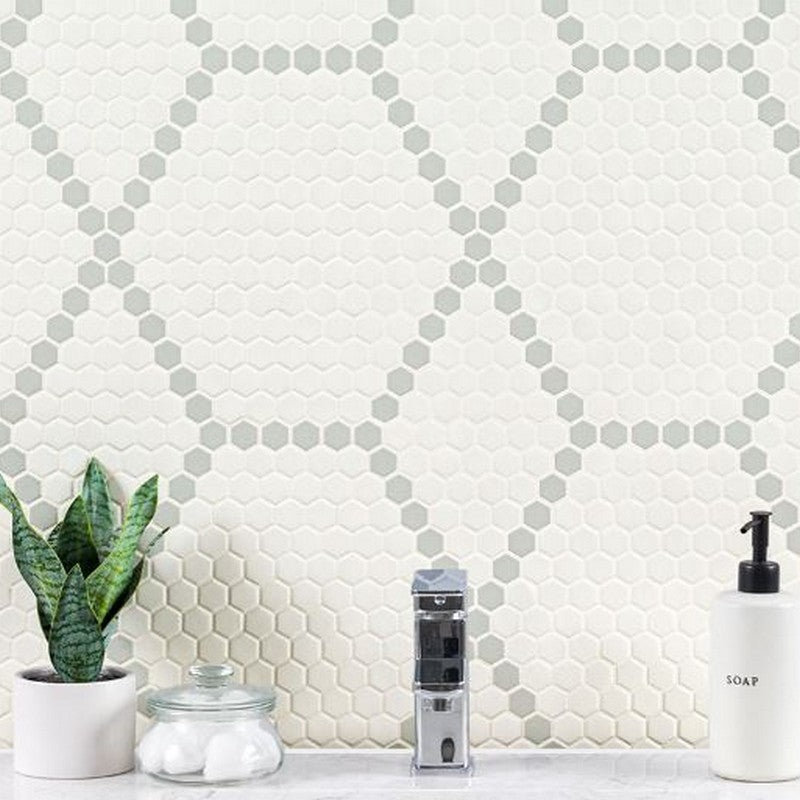 MS-International-11.81-x-11.81-Domino-Porcelain-1-Hex-Mosaic-White-And-Gray-Hive