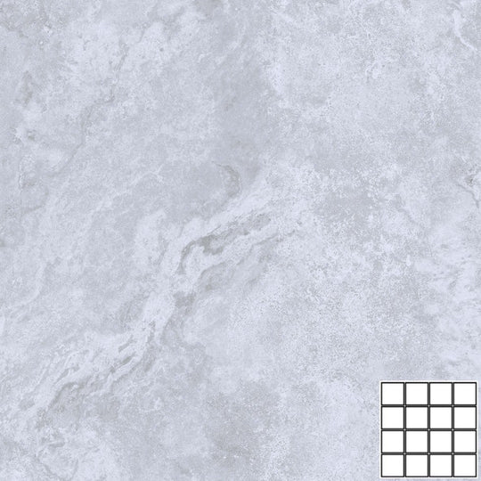 Tesoro 12" x 12" Zafira Pressed Matte Ceramic 3" Mosaic