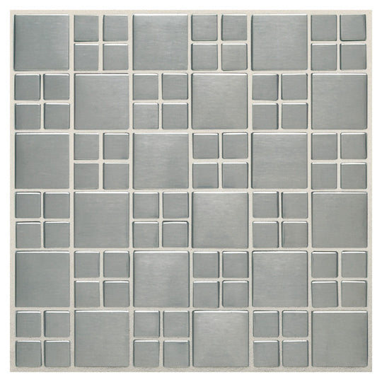 Daltile-Metallica-12-x-12-Satin-Metal-Square-Combination-Mosaic-Br-Stainless-St