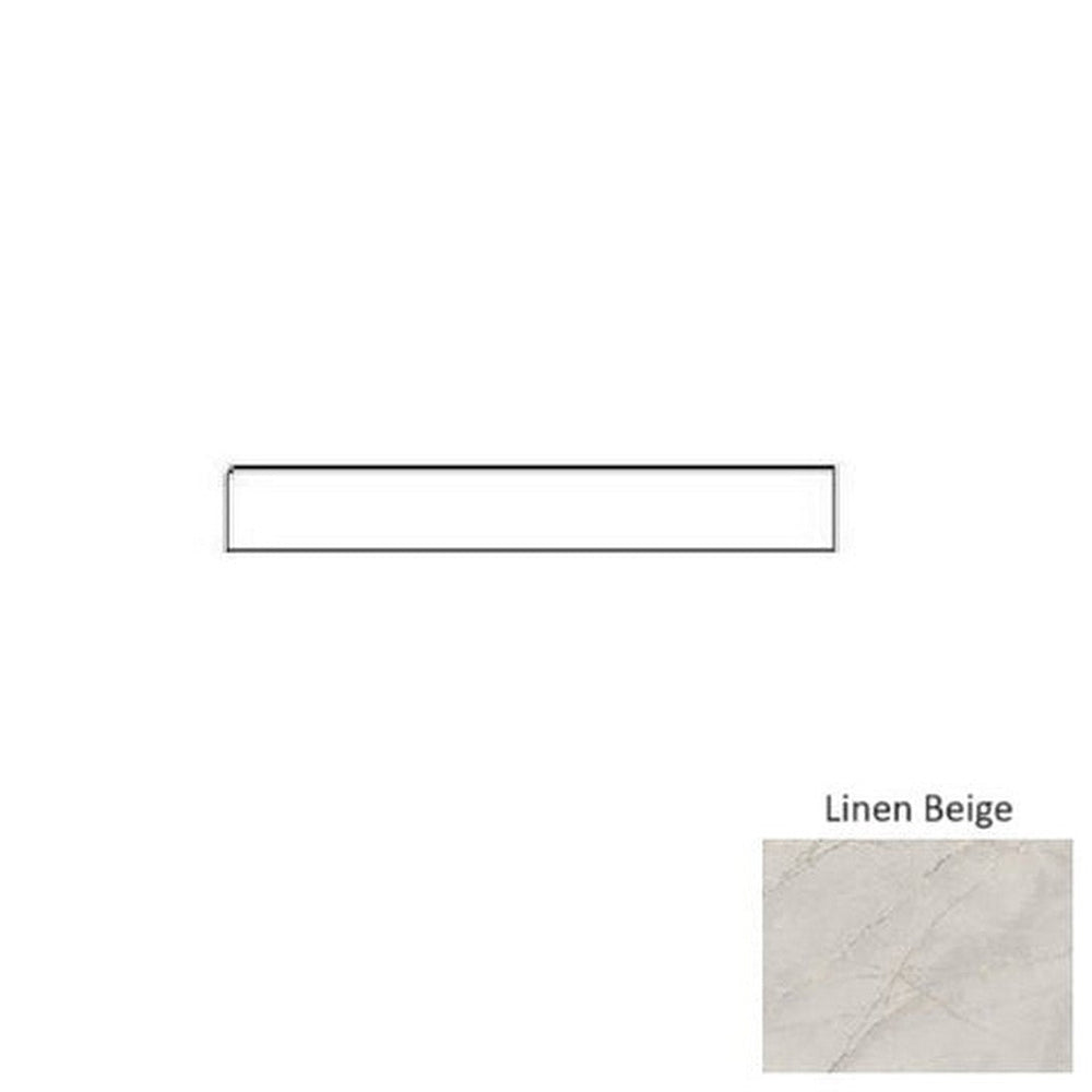 Tesoro 3" x 24" Delray II Rectified Matte Porcelain Bullnose