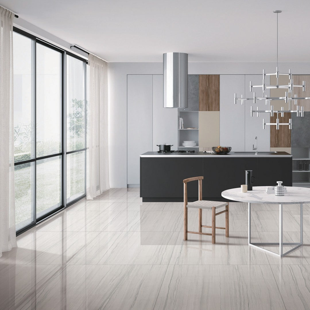 Tesoro-28-x-28-Delray-II-Rectified-Polished-Porcelain-Tile-Linen