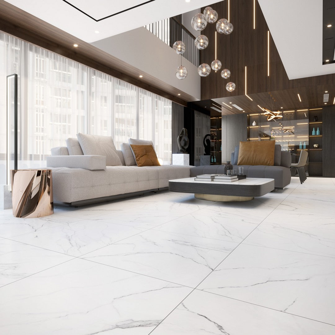 Tesoro-28-x-28-Olimpo-Rectified-Matte-Porcelain-Tile-Statuario