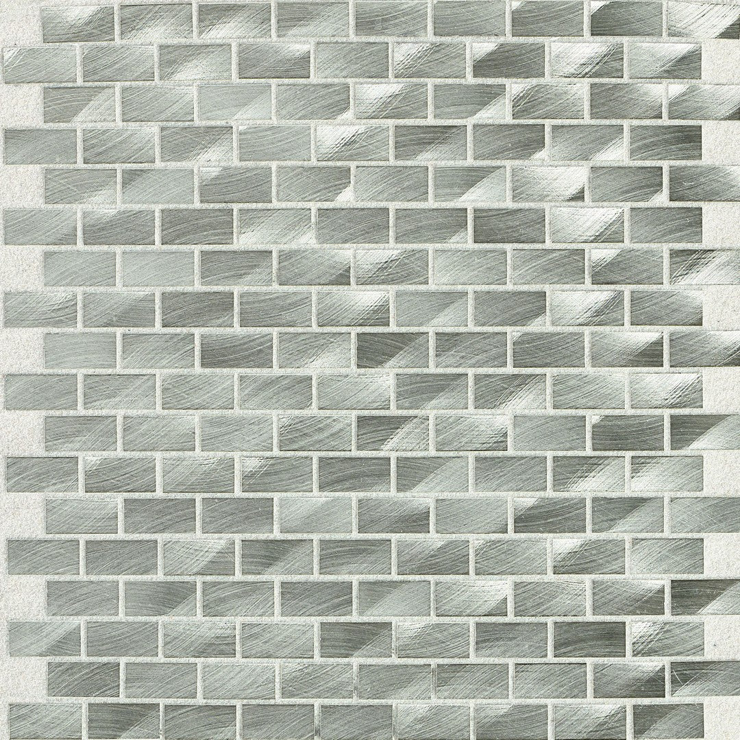 Daltile-Structure-12-x-12-Satin-Metal-0.5x1-Brick-Joint-Mosaic-Steel