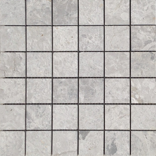 Tesoro 12" x 12" Pietra Antica Brushed Natural Stone 2" Mosaic