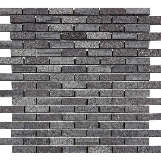 Tesoro 12" x 12" Contempo Multi Strip Natural Stone Mosaic