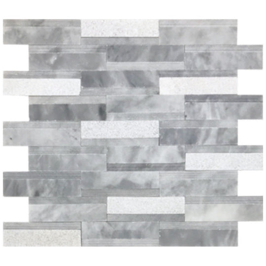 Tesoro 11.5" x 11.75" Contempo Multi Irregular Natural Stone Mosaic