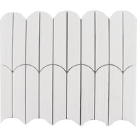 Tesoro 13.25" x 10.5" Showtime Waterjet Natural Stone Mosaic