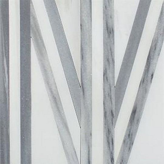 Tesoro 11.75" x 11.75" Waterjet Bookmatch Natural Stone Mosaic