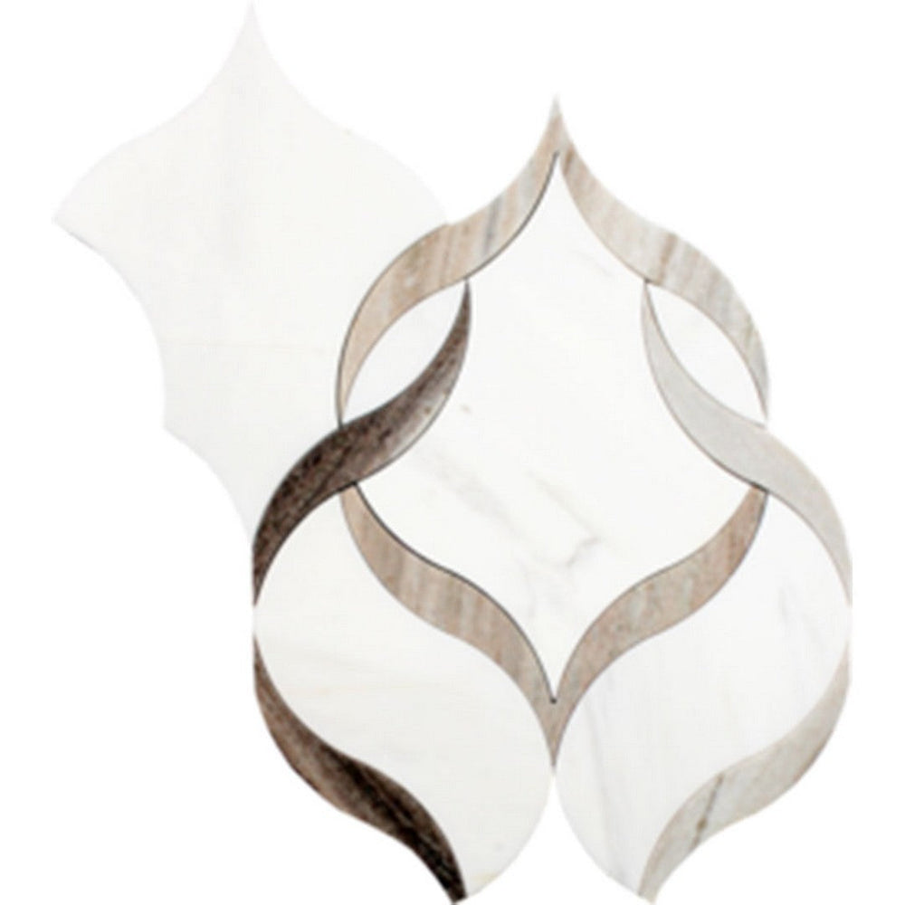 Tesoro 10.25" x 11.75" Waterjet Hera Natural Stone Mosaic