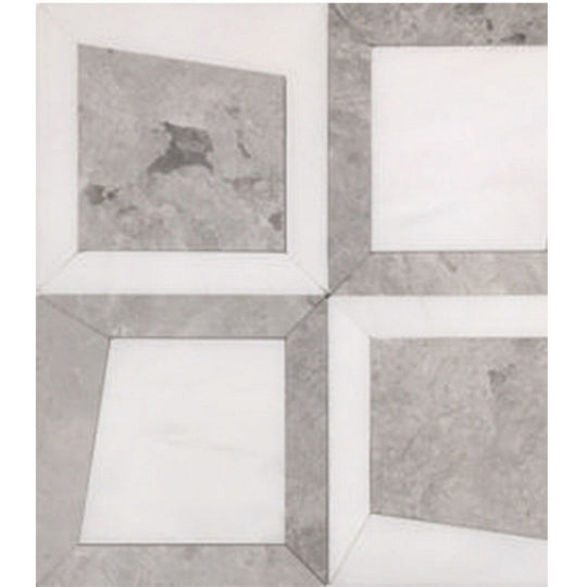 Tesoro 11.75" x 11.75" Waterjet Polygon Natural Stone Mosaic