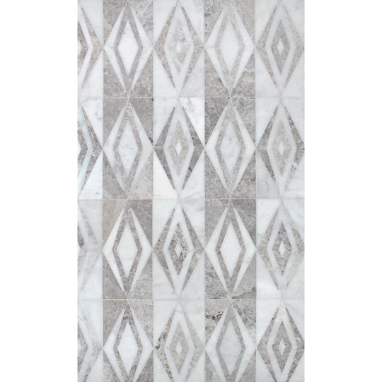 Tesoro-11.75-x-11.75-Waterjet-Snowflake-Natural-Stone-Mosaic-Snowflake-Nuvoloso