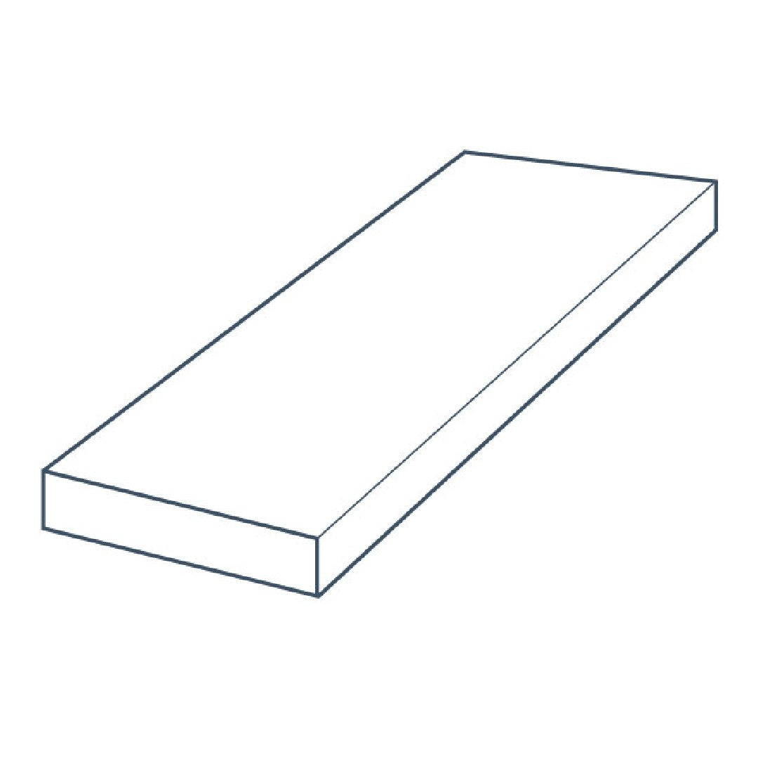 Crossville 12" x 24" Above Ground Exterior Porcelain 2cm Modern Coping