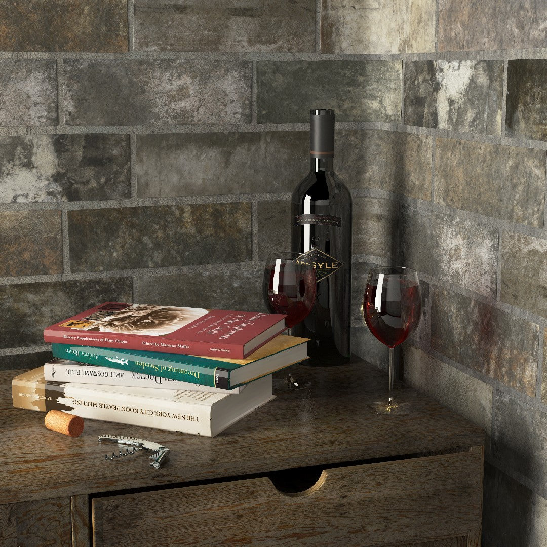 Crossville-4-x-12-Brik-Haus-Matte-Porcelain-Wall-Tile-Nero