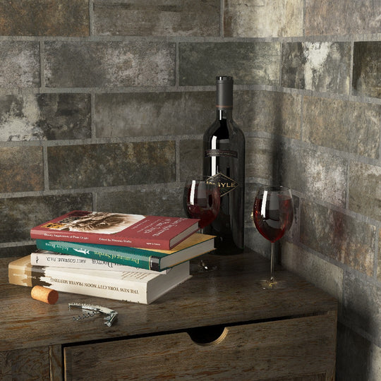 Crossville-4-x-12-Brik-Haus-Matte-Porcelain-Wall-Tile-Nero