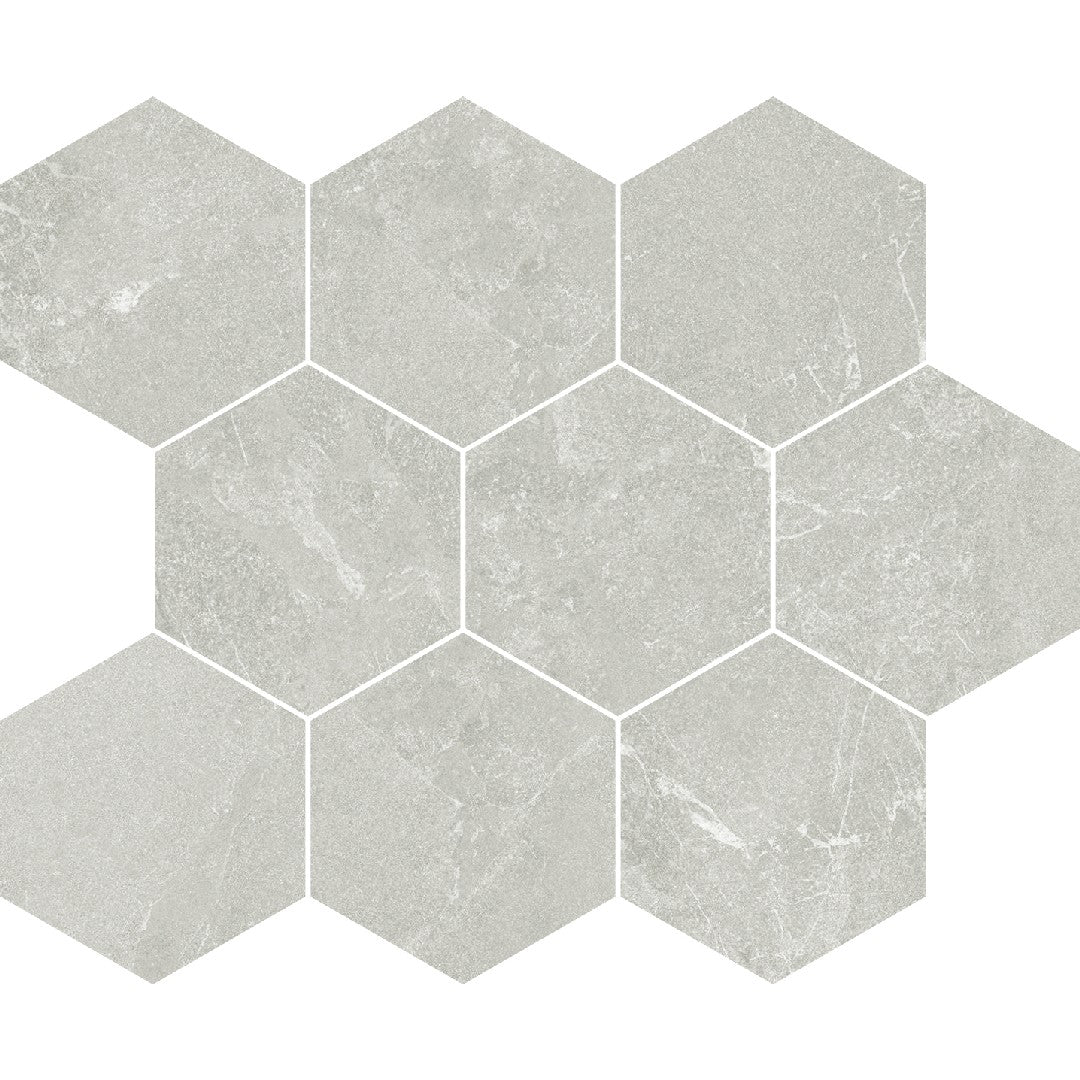 Crossville 10" x 12" Darby Matte Porcelain 4" Hexagon Mosaic