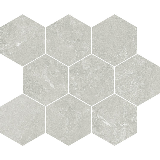Crossville 10" x 12" Darby Matte Porcelain 4" Hexagon Mosaic