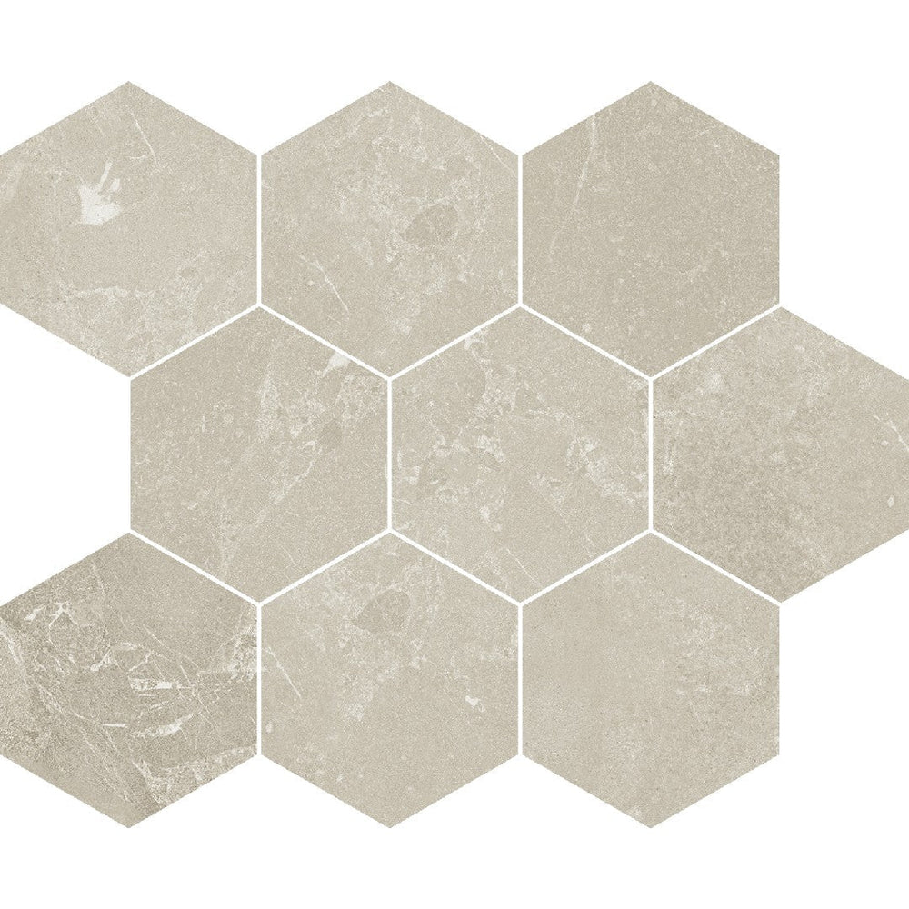 Crossville 10" x 12" Darby Matte Porcelain 4" Hexagon Mosaic