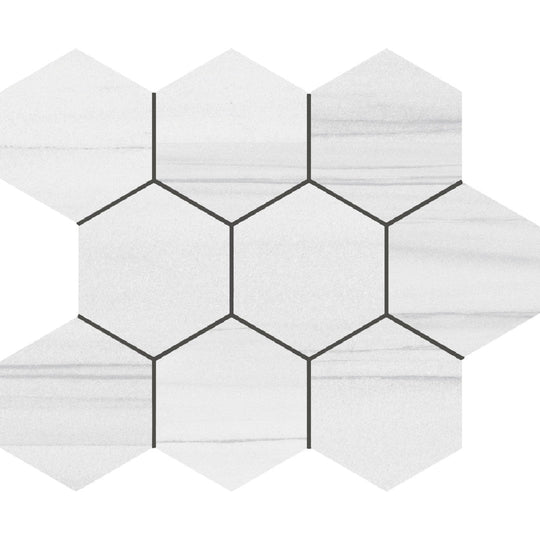 Crossville 10" x 12" Earthen Dream Matte Porcelain 4" Hexagon Mosaic