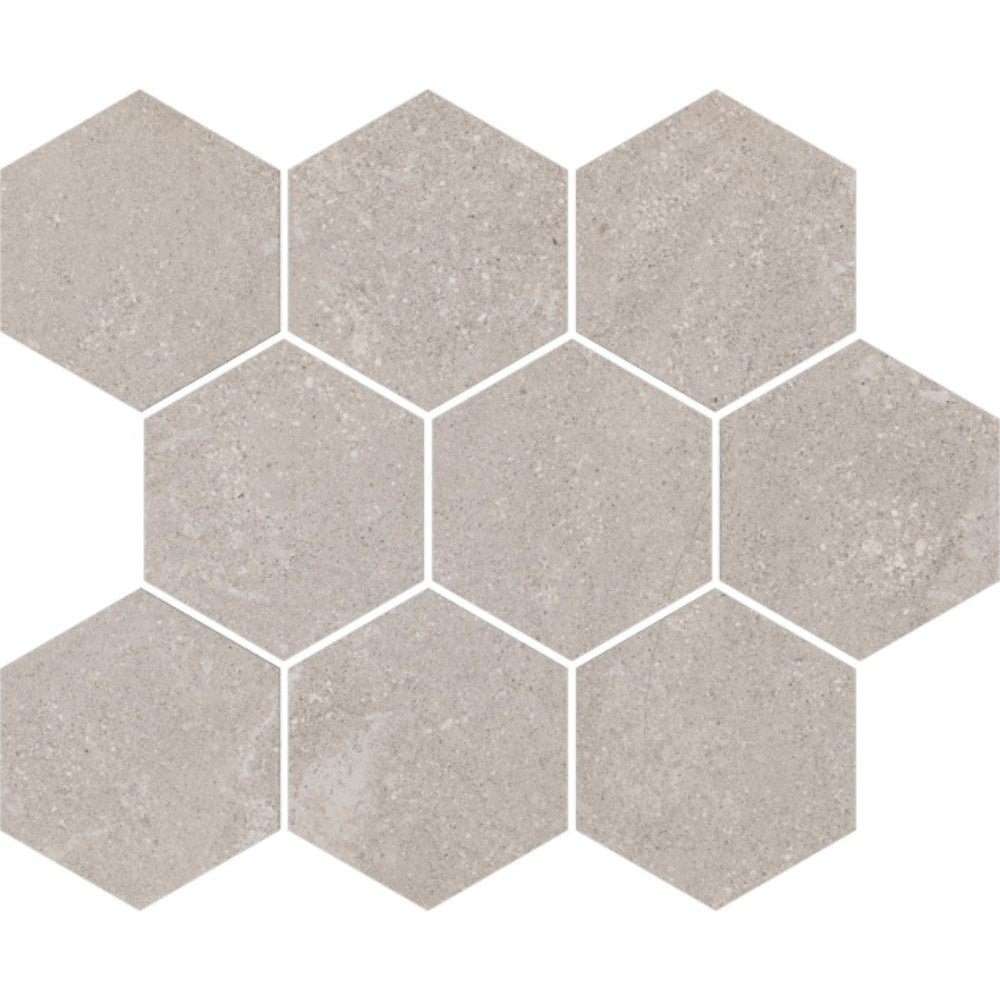 Crossville 10" x 12" Home Turf Matte Porcelain 4" Hexagon Mosaic