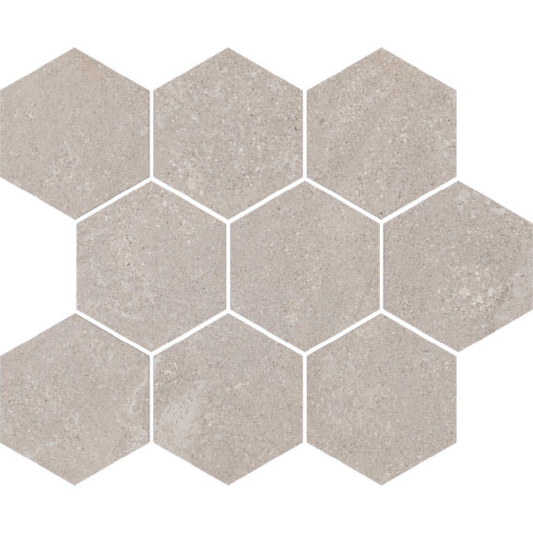 Crossville 10" x 12" Home Turf Matte Porcelain 4" Hexagon Mosaic