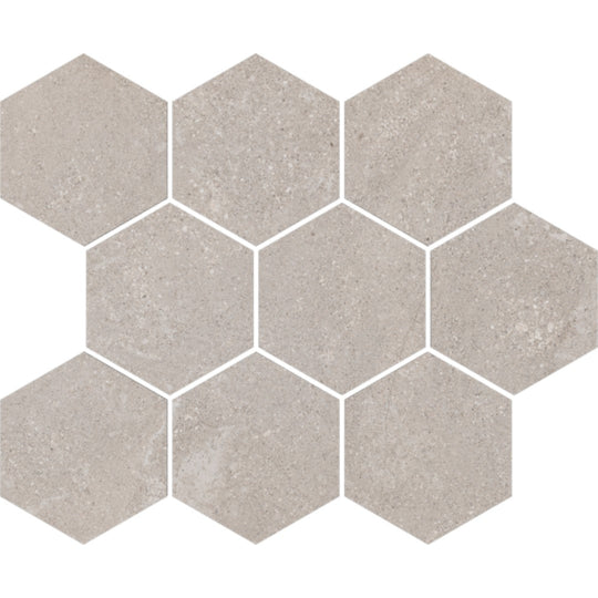 Crossville 10" x 12" Home Turf Matte Porcelain 4" Hexagon Mosaic