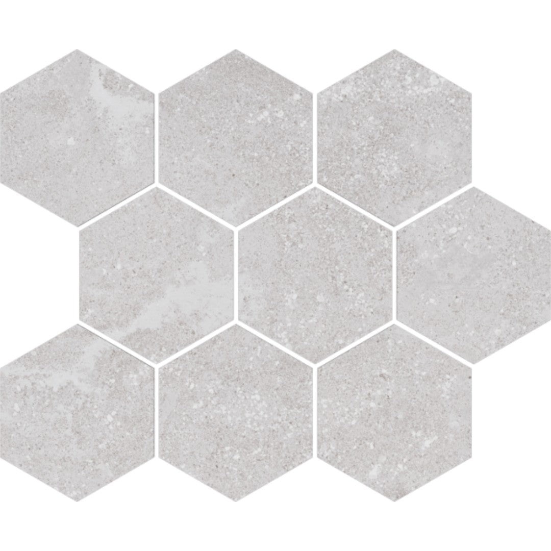 Crossville 10" x 12" Home Turf Matte Porcelain 4" Hexagon Mosaic