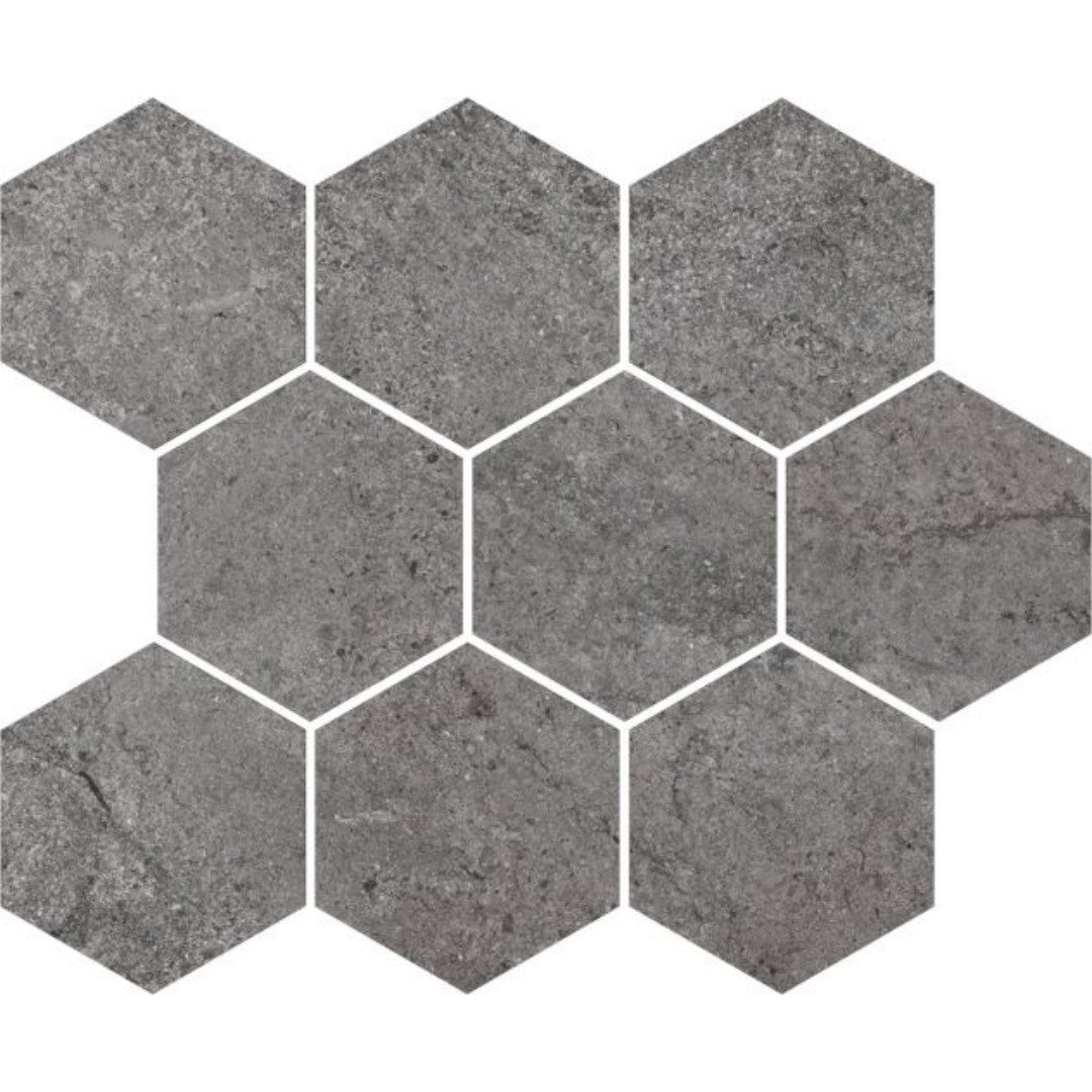 Crossville 10" x 12" Home Turf Matte Porcelain 4" Hexagon Mosaic