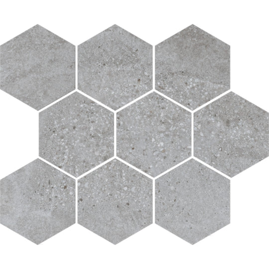 Crossville 10" x 12" Home Turf Matte Porcelain 4" Hexagon Mosaic