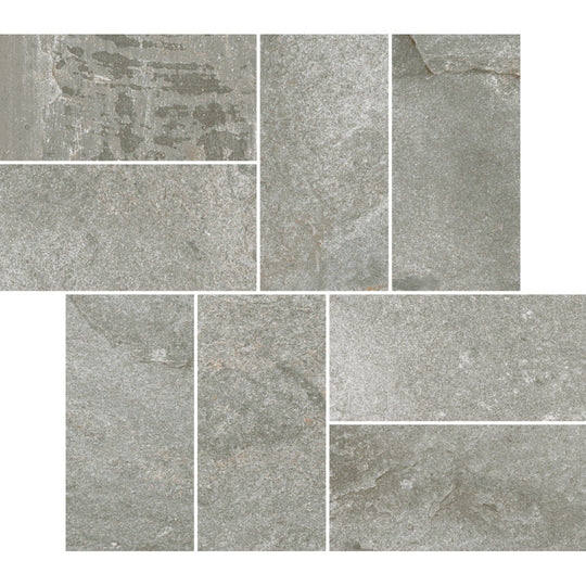 Crossville 12" x 12" Middle Ground Matte Porcelain Intreccio Mosaic
