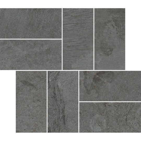 Crossville 12" x 12" Middle Ground Matte Porcelain Intreccio Mosaic