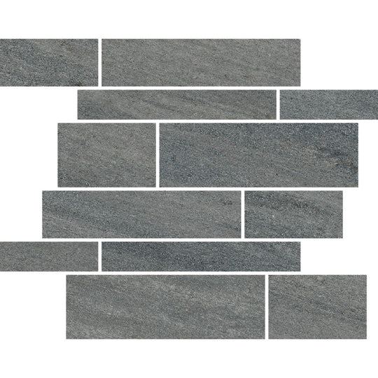 Crossville 12" x 12" Mineral Mood Natural Porcelain Muretto Mosaic