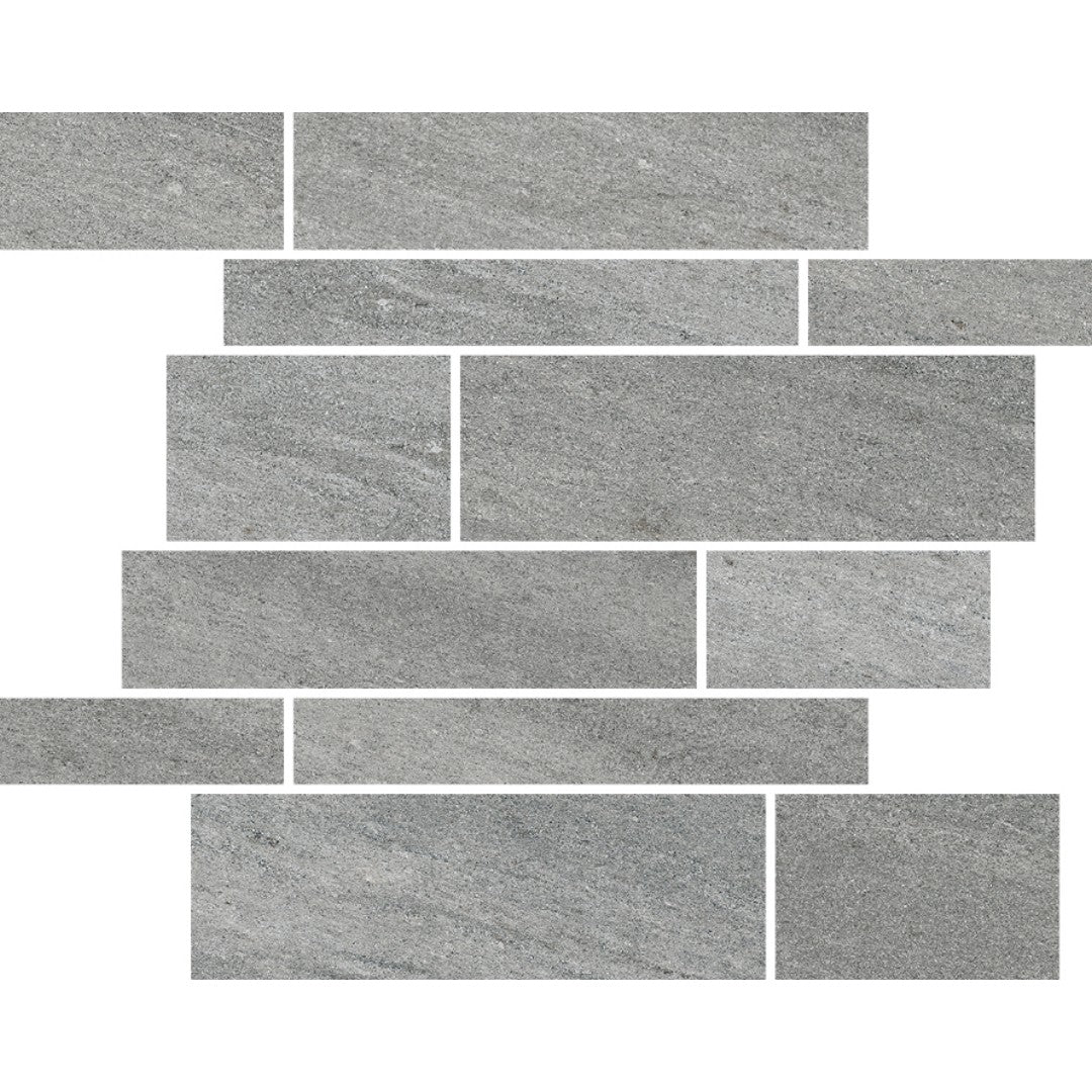 Crossville 12" x 12" Mineral Mood Natural Porcelain Muretto Mosaic