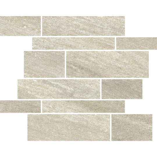Crossville 12" x 12" Mineral Mood Natural Porcelain Muretto Mosaic