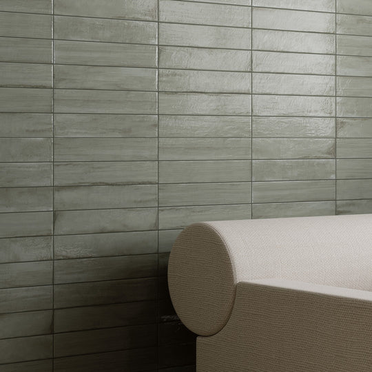 Crossville-Studios-3-x-16-Salutation-Glossy-Crafted-Look-Brick-Porcelain-Tile-Green