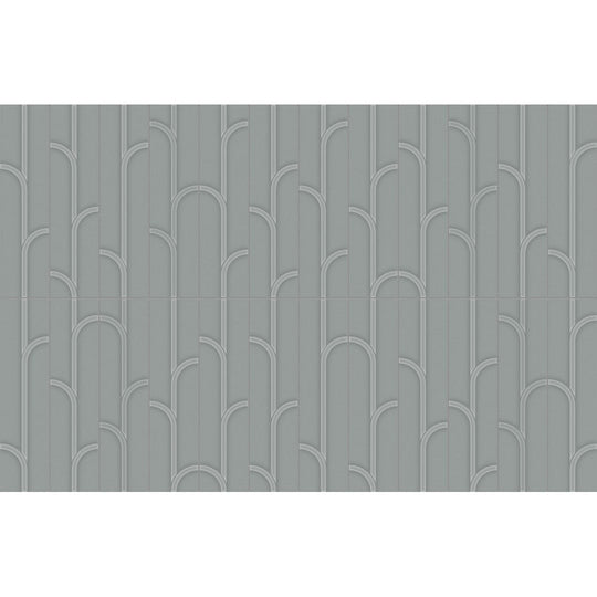 Crossville Studios 3" x 12" Visible Vibes Glossy Ivy Pattern Ceramic Wall Tile