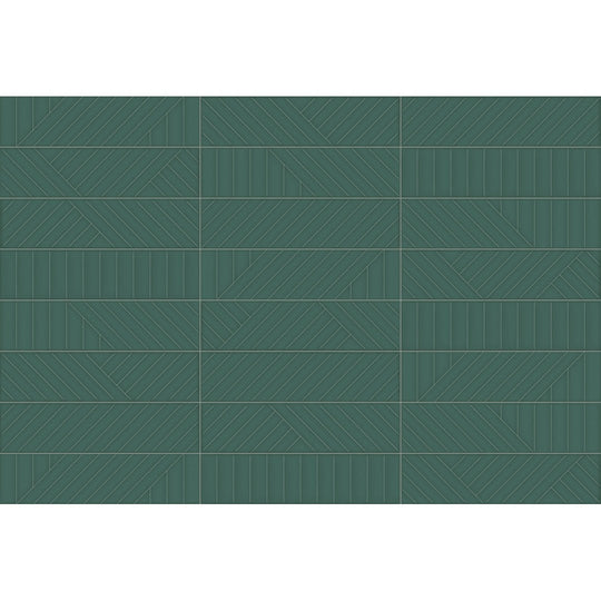 Crossville Studios 3" x 12" Visible Vibes Glossy Maze Pattern Ceramic Wall Tile