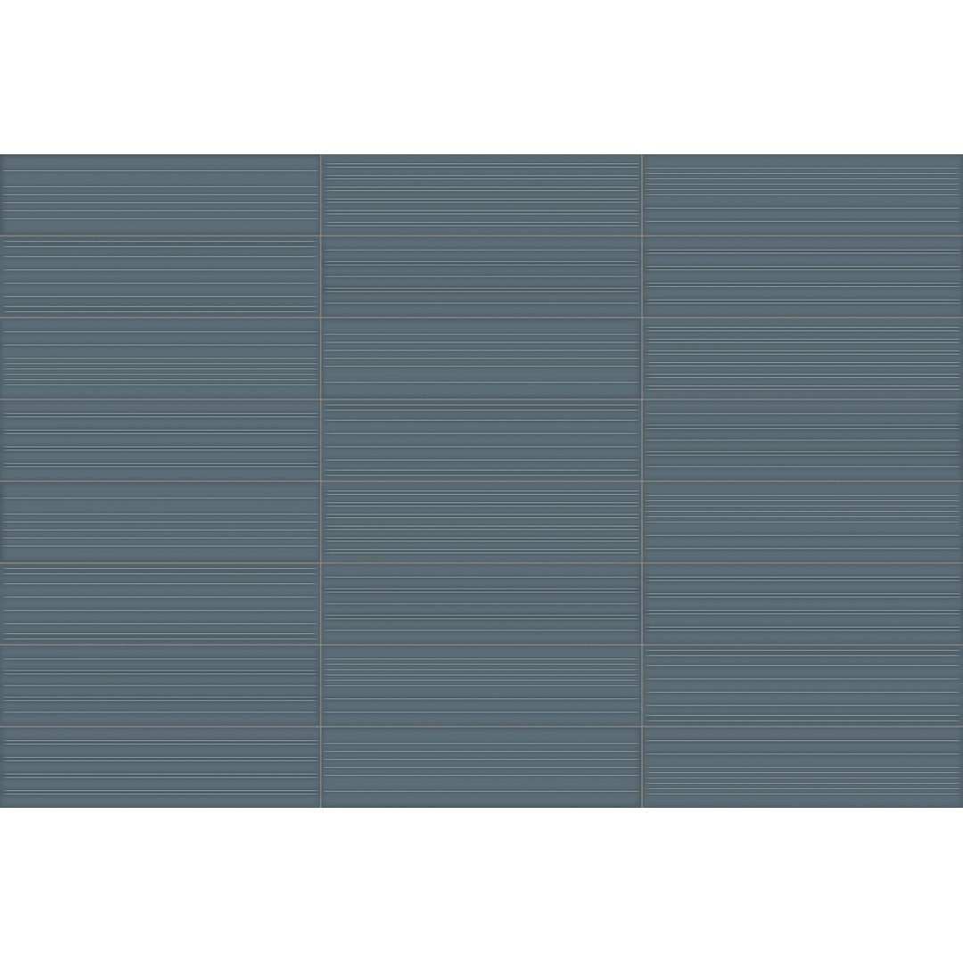 Crossville Studios 3" x 12" Visible Vibes Glossy Divide Pattern Ceramic Wall Tile