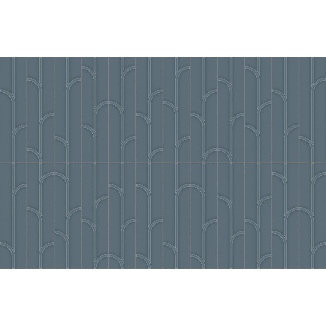 Crossville Studios 3" x 12" Visible Vibes Glossy Ivy Pattern Ceramic Wall Tile