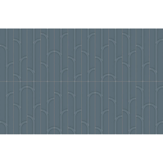 Crossville Studios 3" x 12" Visible Vibes Glossy Ivy Pattern Ceramic Wall Tile