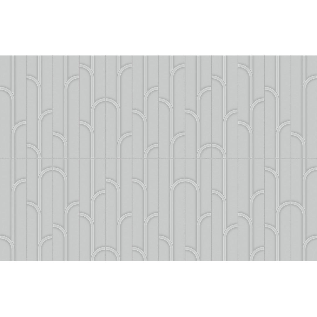 Crossville Studios 3" x 12" Visible Vibes Glossy Ivy Pattern Ceramic Wall Tile