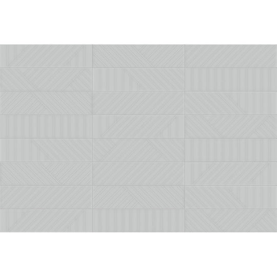 Crossville Studios 3" x 12" Visible Vibes Glossy Maze Pattern Ceramic Wall Tile