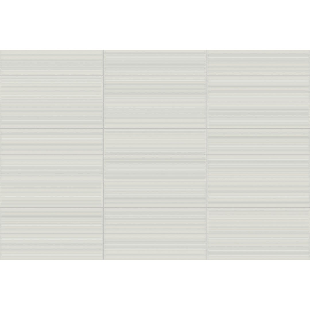 Crossville Studios 3" x 12" Visible Vibes Glossy Divide Pattern Ceramic Wall Tile