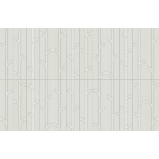Crossville Studios 3" x 12" Visible Vibes Glossy Ivy Pattern Ceramic Wall Tile