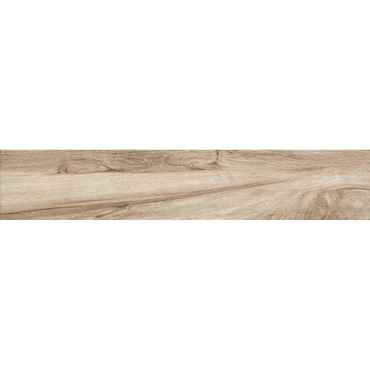 Tesoro 9" x 48" Mukali Pressed Matte Porcelain Wood Plank