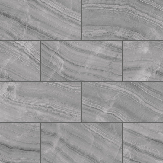 Bedrosians Gemma 12" x 24" Porcelain Polished Field Tile