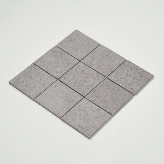 Bedrosians-Ikonite-12-x-12-Honed-Porcelain-4-Mosaic-Grey
