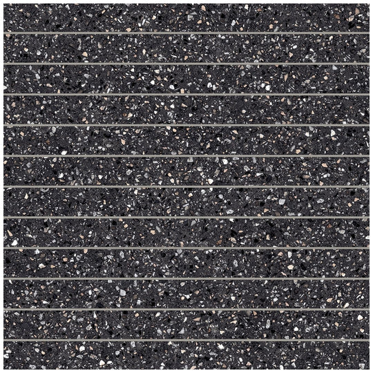 Bedrosians Mystere 12" x 12" Structured Porcelain 1x12" Mosaic