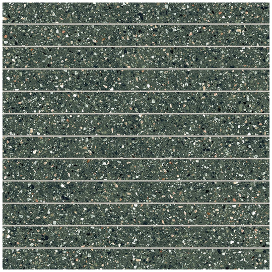 Bedrosians Mystere 12" x 12" Structured Porcelain 1x12" Mosaic